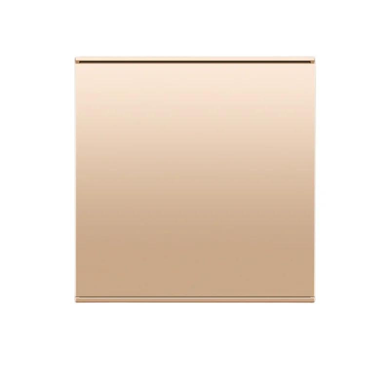 Uk Type 86 13A Универсальный розовое золото 220 В настенный большой деформированный 1-клавишный 2-позиционный крестовой выключатель света, USB электрическая розетка