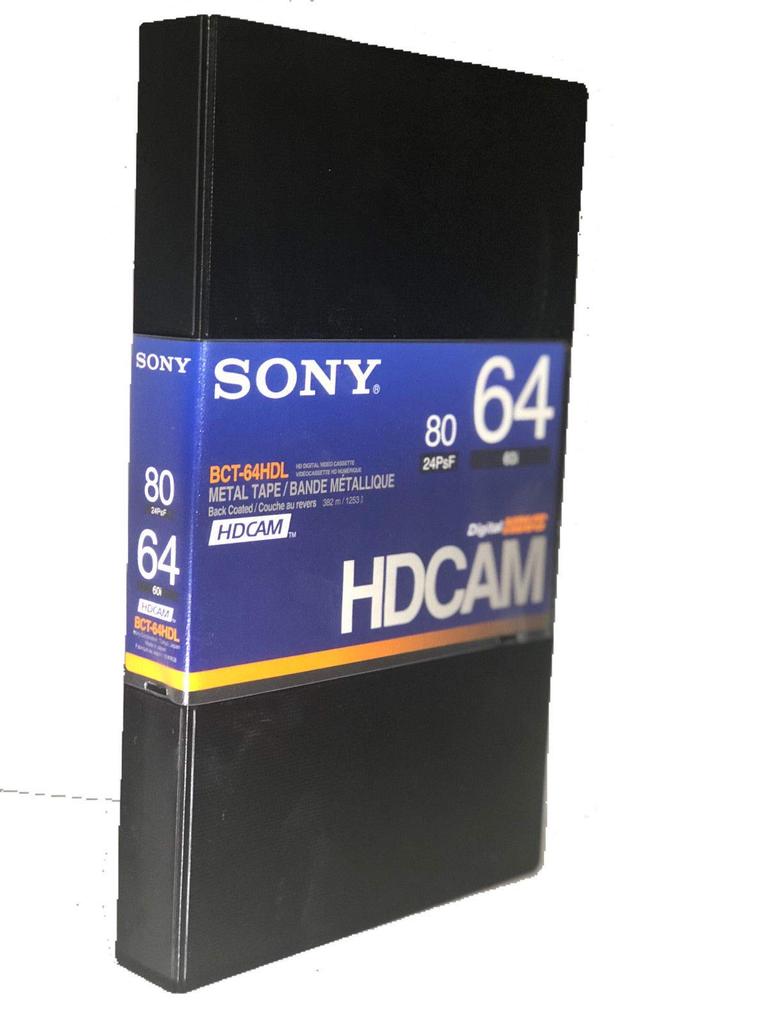 Sony HDCAM Tape Large Cassette 64 Minutes 1 Piece BCT-64HDL