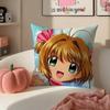 Магический Милый Японский Аниме Cardcaptor Sakura Наволочка Подушка Короткий Плюш Невидимая Молния Комната Диван Наволочка
