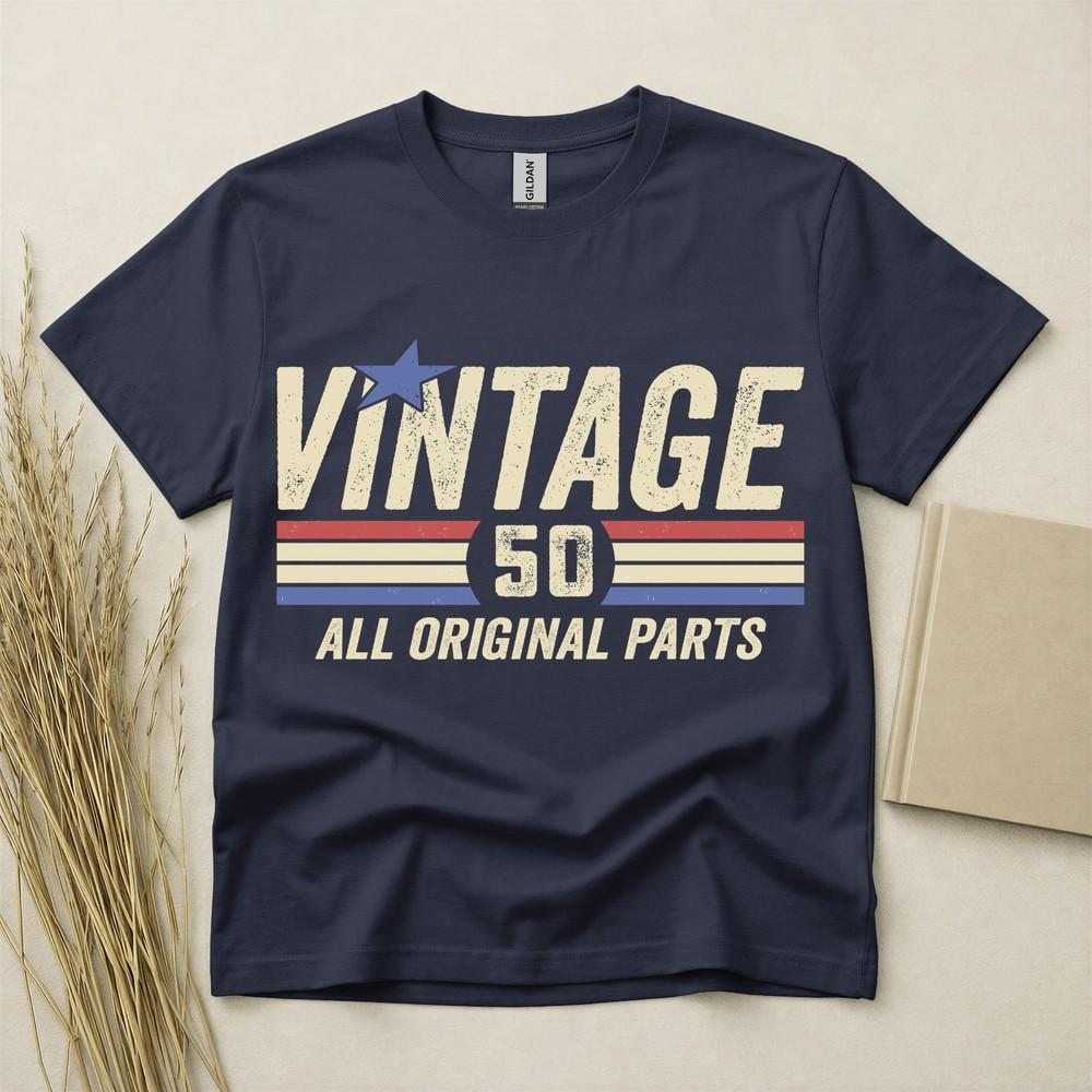 50th Birthday Shirt Born In 1976 50 Years Old Gifts Vintage Fifty All Original