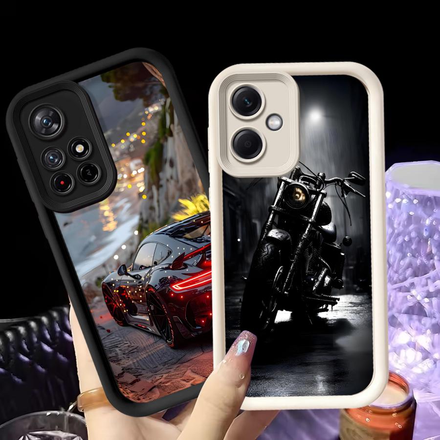 Роскошный чехол-подставка для телефона Supercar для Xiaomi Poco F8 C50 X3 Pro C61 X3 NFC C51