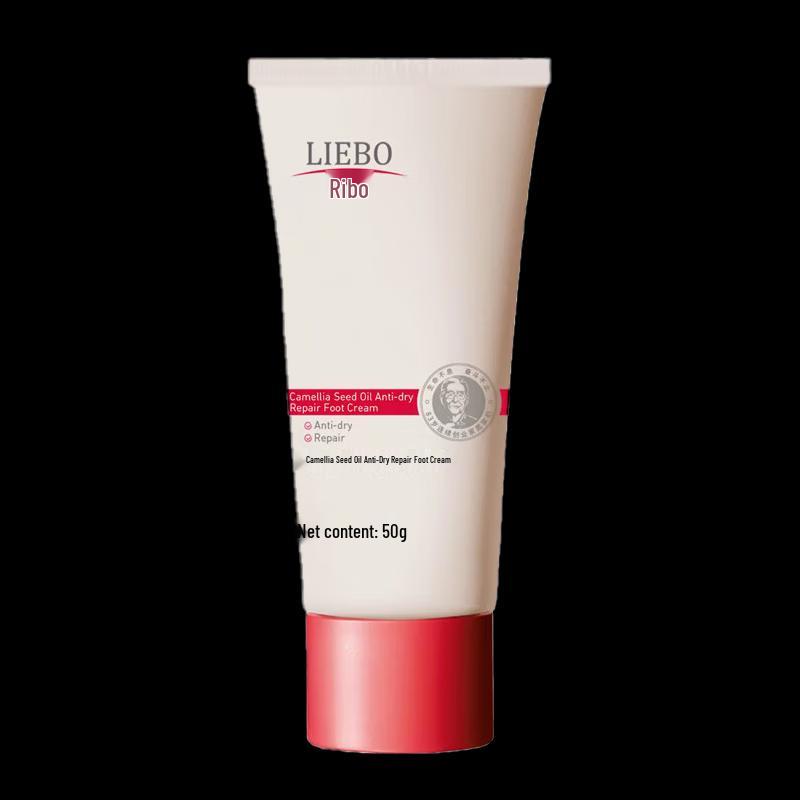 Крем для ног Liebo с маслом семян камелии против трещин