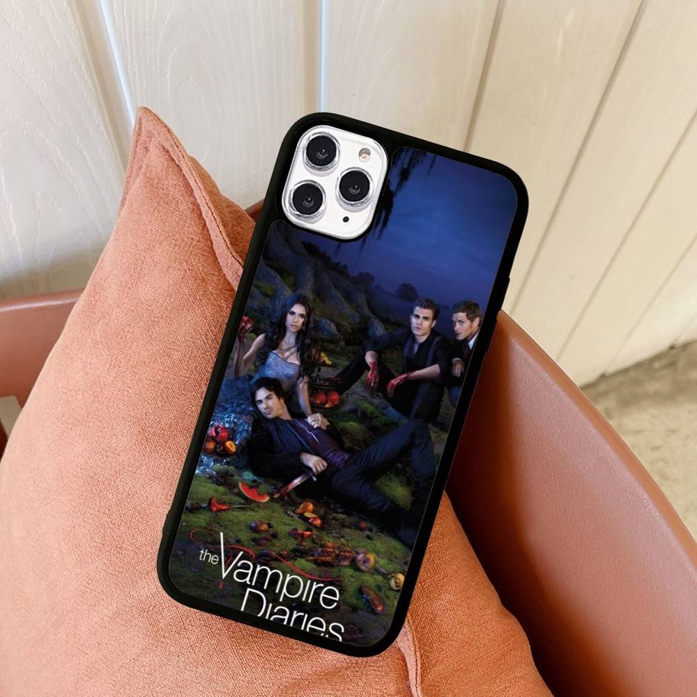 T-V-Дневники вампира Чехол для телефона iPhone 17 16 15 14 13 Pro 12 11 Pro Max Жесткий PC+TPU Задняя крышка