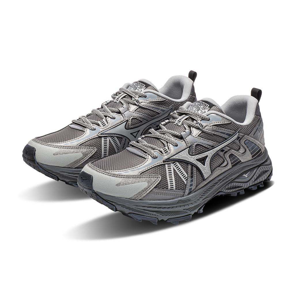 Mizuno Racer Trail Удобные Амортизирующие Прочные Дышащие Кроссовки Унисекс Темно-серые D1GH2238-12