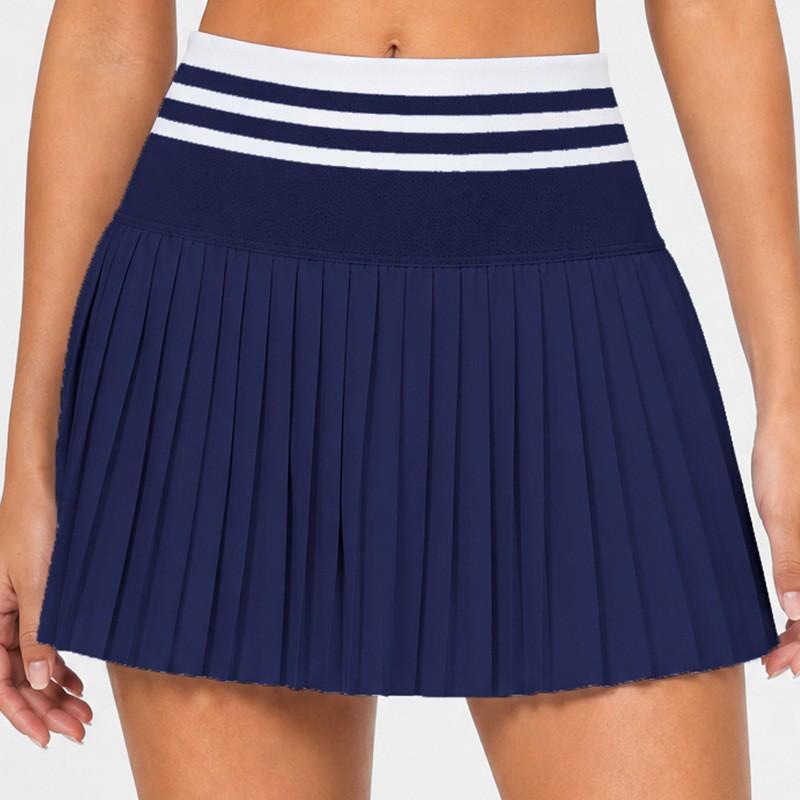 Womens Athletic Skort With Built-in Shorts Tennis Badminton Running Yoga Sportswear
