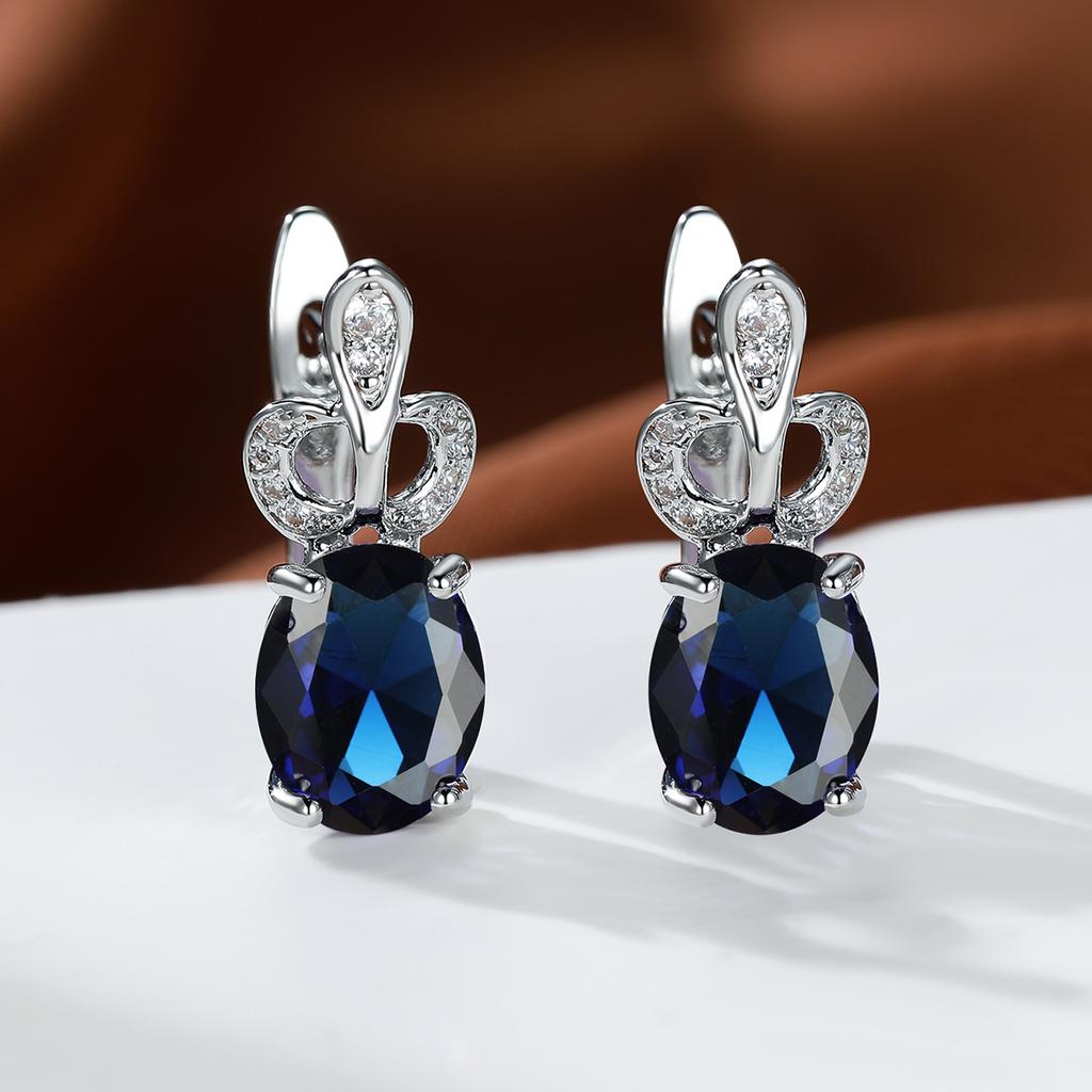 Изысканные круглые серьги для женщин, простые цветочные серьги, свадебные серьги с радужными камнями