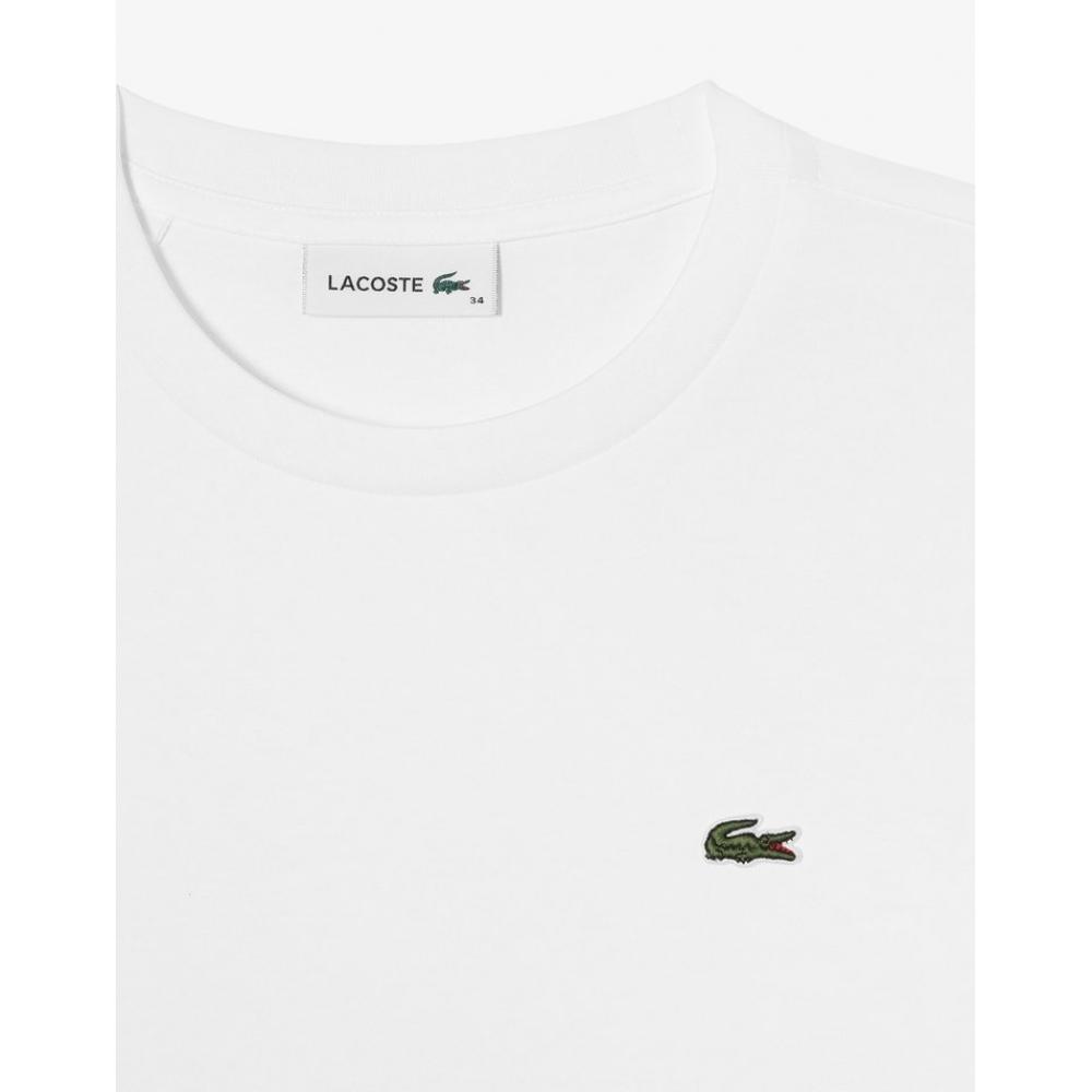 Lacoste Женская базовая футболка с круглым вырезом и коротким рукавом Tf545e 54g 001