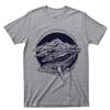 Swimming Whale Tshirt Dark Blue Ocean Waves Marine Mammals Comfortable and Funny Breathable Fashionable Unisexs Clothing Unisex Tee