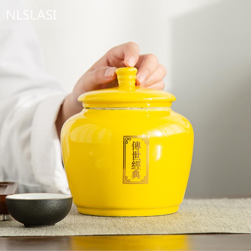 Китайская керамическая чайница, бытовая сухофруктовая закуска, герметичный контейнер для хранения, переносные чайные коробки для путешествий, контейнеры Тегуаньинь