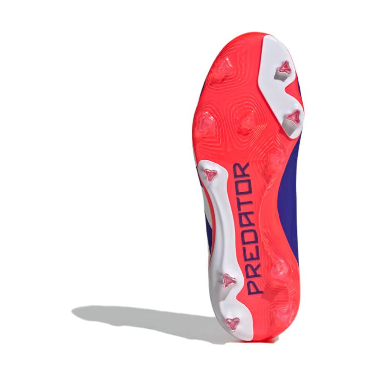 adidas Predator Elite Laceless FG Lucid Blue Cloud White Solar Red (GS) Детские кроссовки IF6350