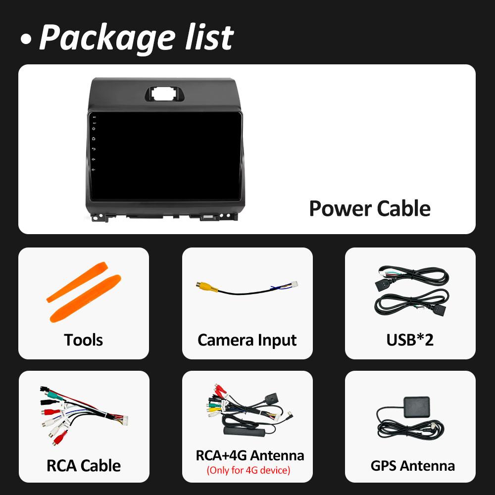 9-дюймовый автомобильный радиоприемник для KIA Ray 2011 2012 2013 2014 - 2017 Видеоплеер Беспроводной Carplay GPS Навигация Вентилятор охлаждения Авто Инструменты WIFI