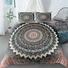 Mandala Duvet Cover Set Bohemian Bedding Blue Pink Elegant Bohemian Romantic King Polyester Quilt Cover Quilt Cover Pillowcase