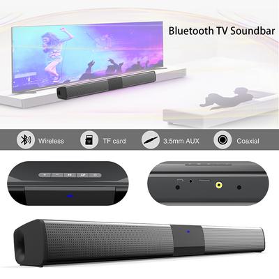 20 Вт Беспроводная Bluetooth-саундбар Стереодинамики Домашний кинотеатр Аудио ТВ Саундбар Колонка объемного звука Двойной сабвуфер BS28D