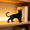 3D-печатное украшение Черная Пантера, мини-украшение для рабочего стола матового черного цвета, фигурка животного джунглей для детей, игрушка-подарок для мальчиков и девочек