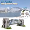 3D Puzzle Sydney Harbour Bridge World Architectural Jigsaw Building Model Kit for Kids Toys Gifts