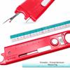 4 in 1 Automatic Threader Built-In Magnifier Quick Threading Tool Needle Threader  Quilting
