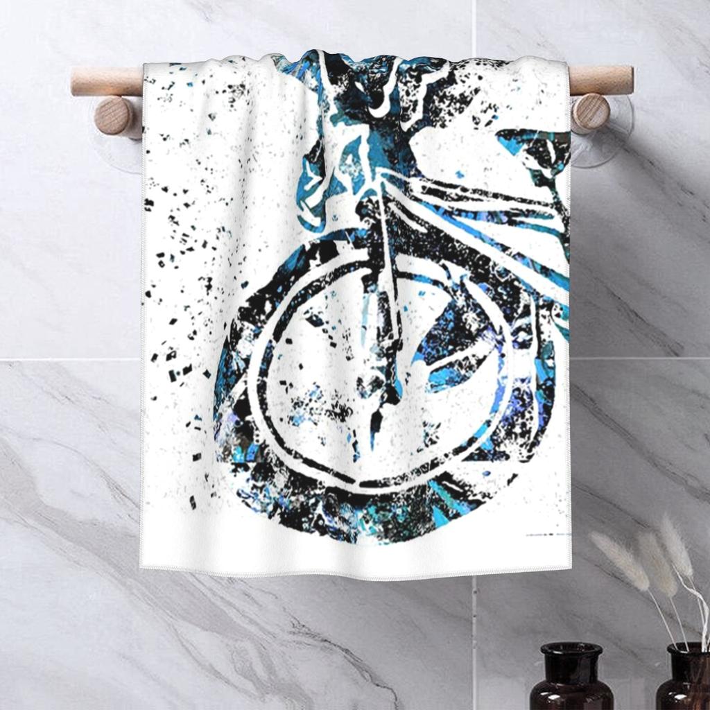 BMX Rider BMX Bike Soft Face Towel Quick Dry Pool Bath Cotton Towels Absorbent Quick