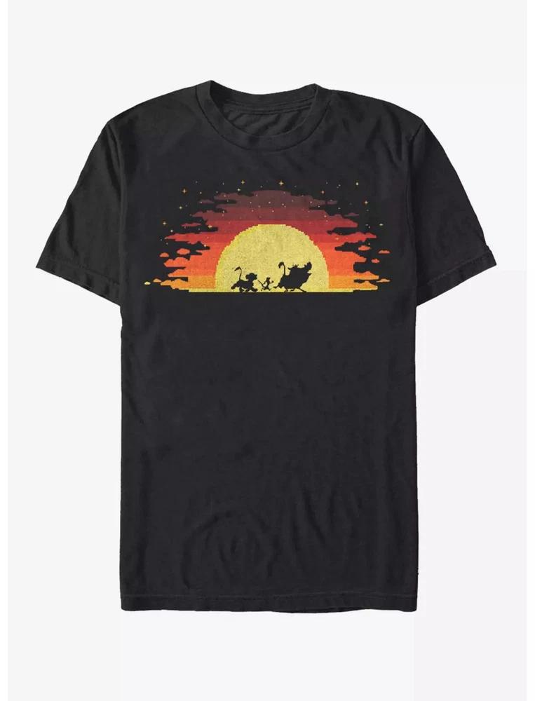 The Lion King Pixel Simba Sunset TShirt Size S 4XL Gift For Friends
