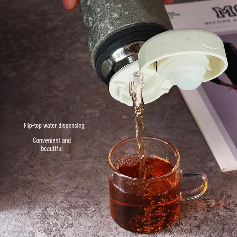 QUANGE Ti102 Pure Titanium Insulated Mug 420ml