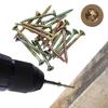 100Pcs/Pack M5 Flat Head Self-tapping Screw 35mm 45mm 60mm 80mm Woodworking Screws  Hardware Tools
