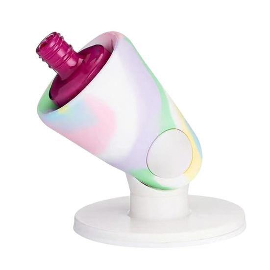 Hinge Untippable Nail Polish Bottle Holder, Anti-Spill Tilted Nail Polish Bottle Stand, Nail Polish Bottle Display Rack for Home, Nail Salon