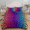 Fashion Glows Leopard Pattern Duvet Cover Set EU Single Double King US Twin Full Queen Size Bedding Set