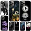 Чехол для телефона на Хэллоуин Лунная Ведьма Ужасы Для iPhone 17 Air 16 15 14 13 12 11 Pro Max Plus Max Чехол-оболочка coque