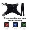 Heated Shoulder Brace Pad USB 3 Temperature Setting Adjustable Men Women Soreness Stiffness Shoulder Pain Relief Electric Heating Shoulder Pad Wrap