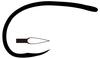 TIEMCO Fly Hook Q100 Size 12 TMC2499SP-BL