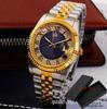 Luxury HK REGINALD Brand Wrist Watch Golden Blue Quartz Watch Dress Party 50m Water Resistant Man Woman Lovers Wristwatches