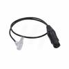 HangTon Audio Cable for ARRI Alexa 35 and Mini LF Camera Microphone Recorders, XLR 3-Pin To Right-Angle 6-Pin, 60cm