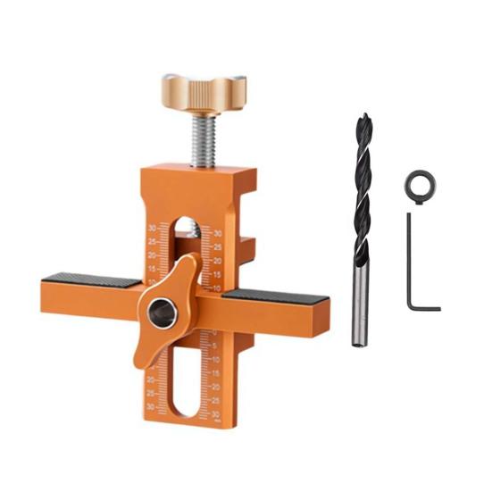 Регулируемый инструмент для сборки дверцы шкафа с набором сверл Установка переносной дверцы шкафа