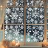 1 Sheet Snowflake Static Cling Glass Stickers Merry Christmas Decoration Home Decor Snowflake Window Stickers New Year Wallpape