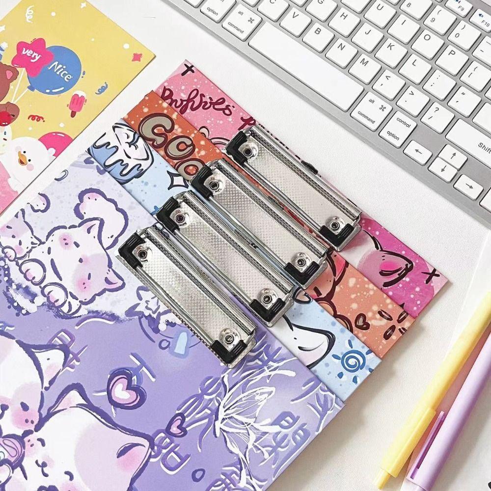 Simple A4 Folder Board Durable A4 Paper Holder 4 Style Writing Board School Supplies