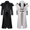 Vintage Halloween Punk Trench Coat Temperament Gentleman Slit Long Coat