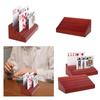 Wood Playing Card Holder Board Game Poker Seat Playing Card Holders Deck Stand Tray Rack for Organizing Cards Enduring