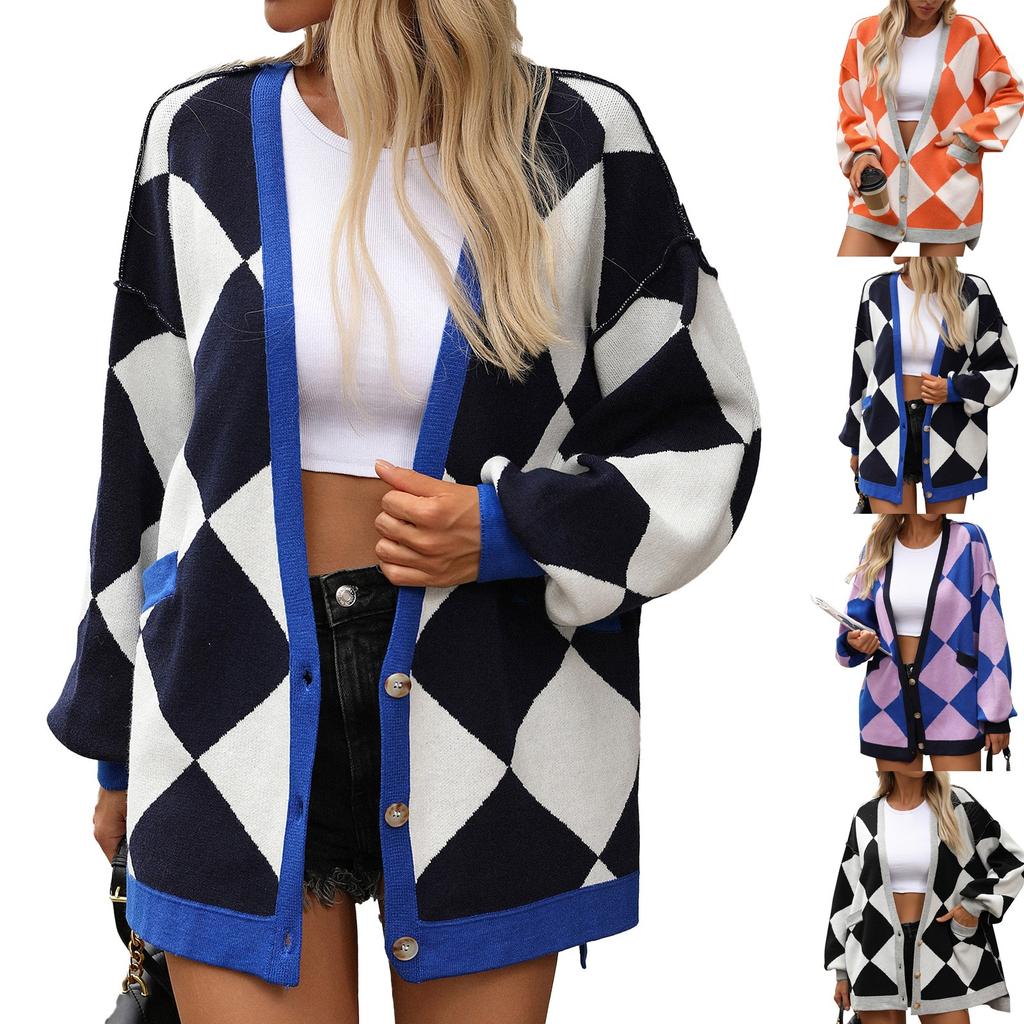 Женский свободный повседневный кардиган с длинными рукавами, свитер, куртка, модная куртка