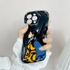Cartoon Pattern Cream Texture Casing Wavy Edge Soft Silicone Cover Phone Case for IPhone Samsung Huawei Honor Xiaomi Redmi Infinix Tecno