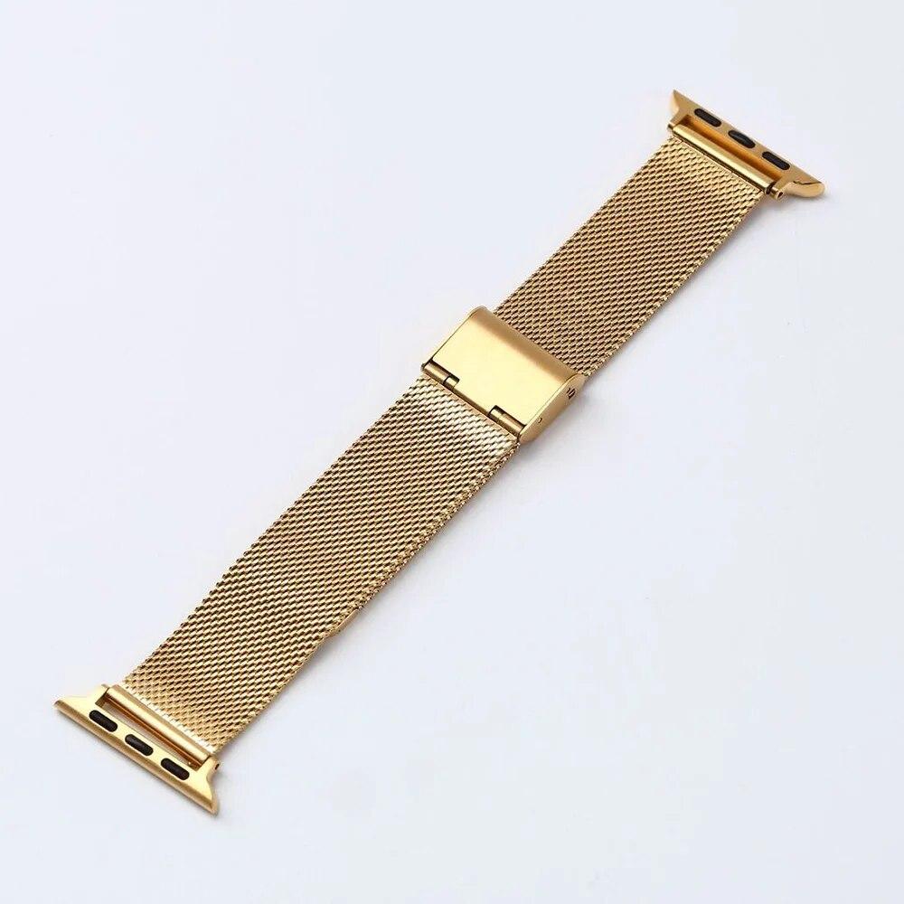 Wrist Strap For Apple Watch Band 45mm 44mm 42mm Metal Correa 38mm 40mm 42mm Stainless Steel Bracelet Iwatch Serie 7 6 SE 5 4 3