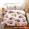 Комплект постельного белья Aggretsuko Односпальный Полуторный Двуспальный Кингсайз Комплект для кровати Взрослый Детский Спальня Комплекты пододеяльников Аниме Parure De Lit Кровать