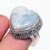 Aquamarine Gemstone 925 Sterling Silver Jewelry Ring Size 9
