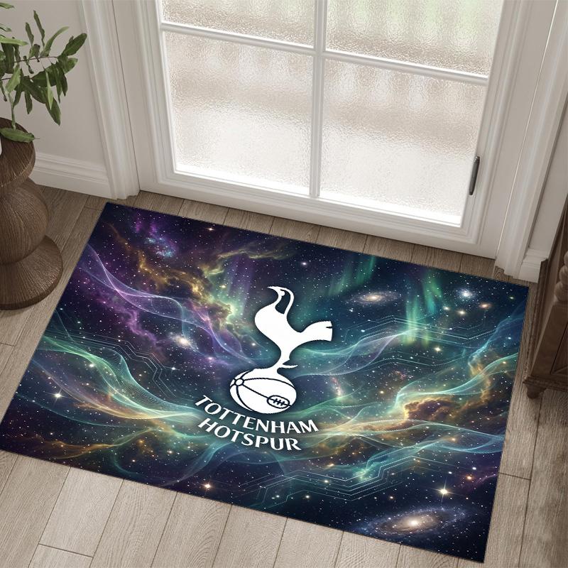 Дизайн Tottenham Hotspur Кристальный Велюровый Ковер Уютный Не?Нескользящий ковер с принтом для спальни, гостиной, прихожей