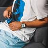 Tagseu Mpa Mask Player Automatic Watch Ash Blue