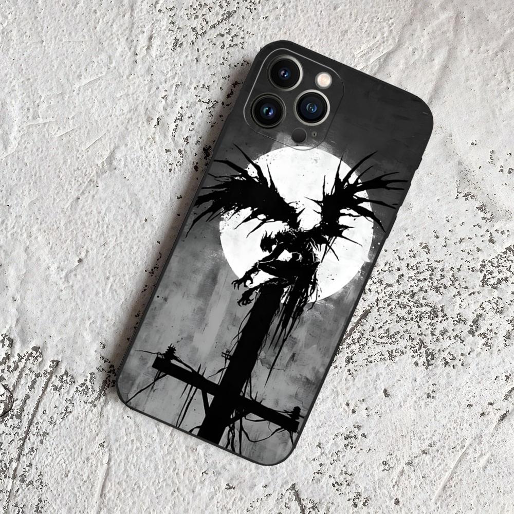 Чехол для телефона L-Lawliet Death Note для iPhone 17 Air 16 15 14 13 12 11 Pro Max Xr X Xs Mini Plus Черный Мягкий Силиконовый Чехол