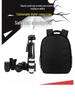 Waterproof, Wear-resistant DSLR Camera Backpack with Layered Lens Storage