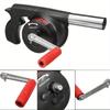 Outdoor Barbecue Fire Bellows, Hand Crank Air Blower Tool, Portable BBQ Fan for Camping Stove Accessories