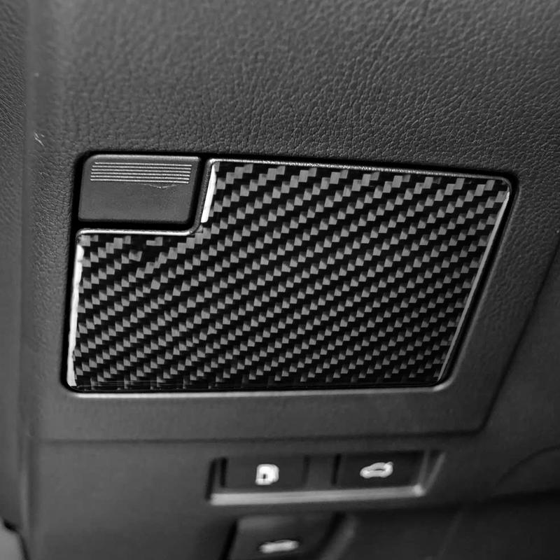 For Lexus ES ES200 250 260 300h 350 200 2018-2025 Real Carbon Fiber Stickers Resistor cover plate Car Accessories decorative