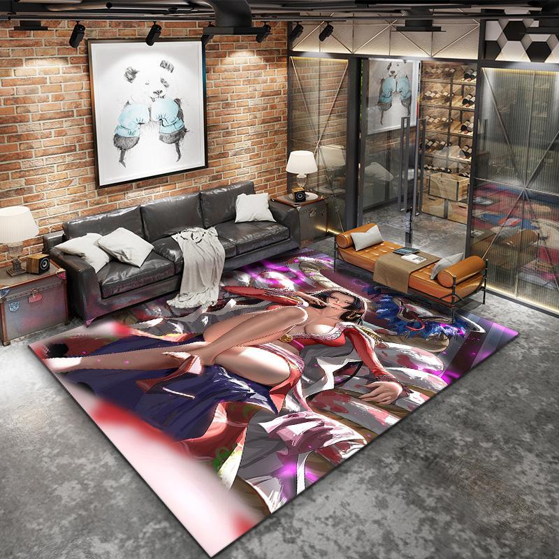 Boa Hancock Carpet Rug For Living Room Bedroom Home Sofa Decoration,kids Play Nonslip Floor Mat