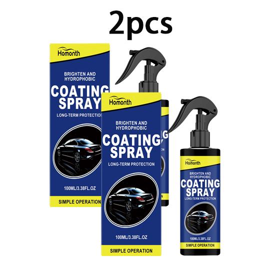 Homonth car care coating spray brightens the body maintenance paint surface, convenient refurbishment care agent 100ml