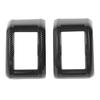 1 Pair Front AC Vent Outlet Frame Cover Carbon Fiber Style Dashboard Side Air Vent Outlet Cover
